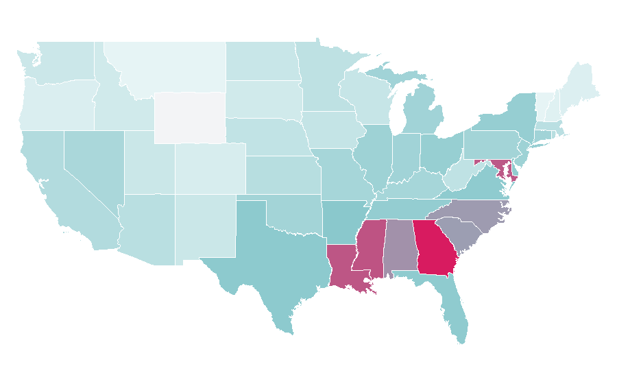 Affinity by region — Skai Jackson, United States