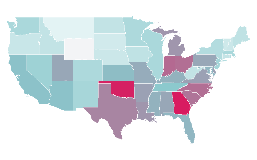 Affinity by region — Skate (video game), United States