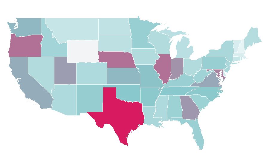 Affinity by region — Sketchbook, United States