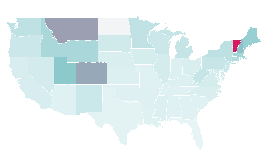 Affinity by region — Ski boot, United States