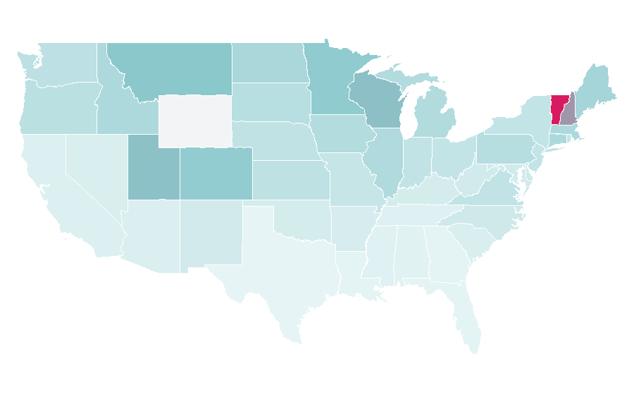 Affinity by region — Ski jumping, United States