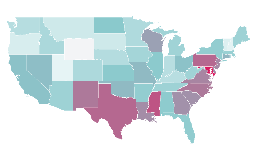 Affinity by region — Skip Bayless, United States