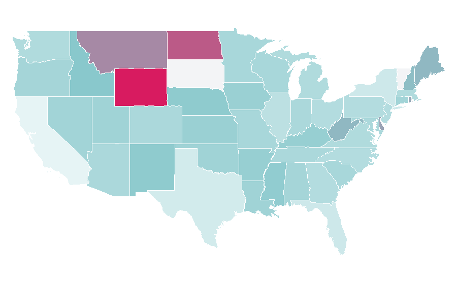 Affinity by region — Škoda Octavia, United States