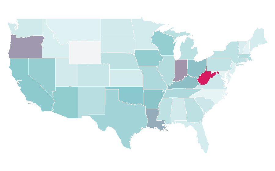 Affinity by region — Skout, United States