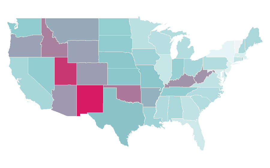 Affinity by region — Skull art, United States