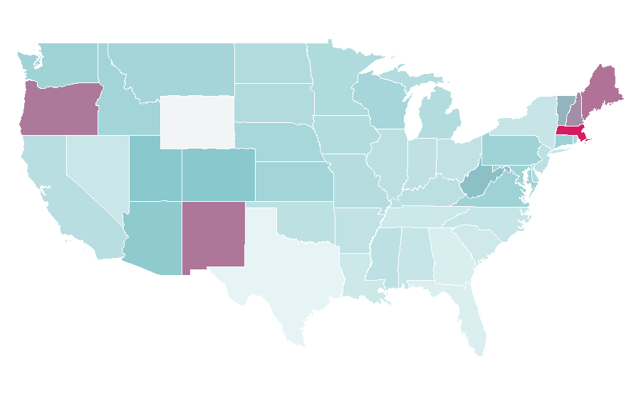 Affinity by region — Sky & Telescope, United States