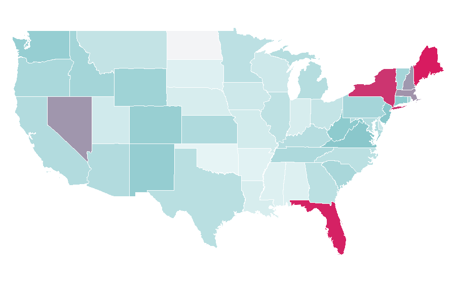 Affinity by region — Sky News, United States