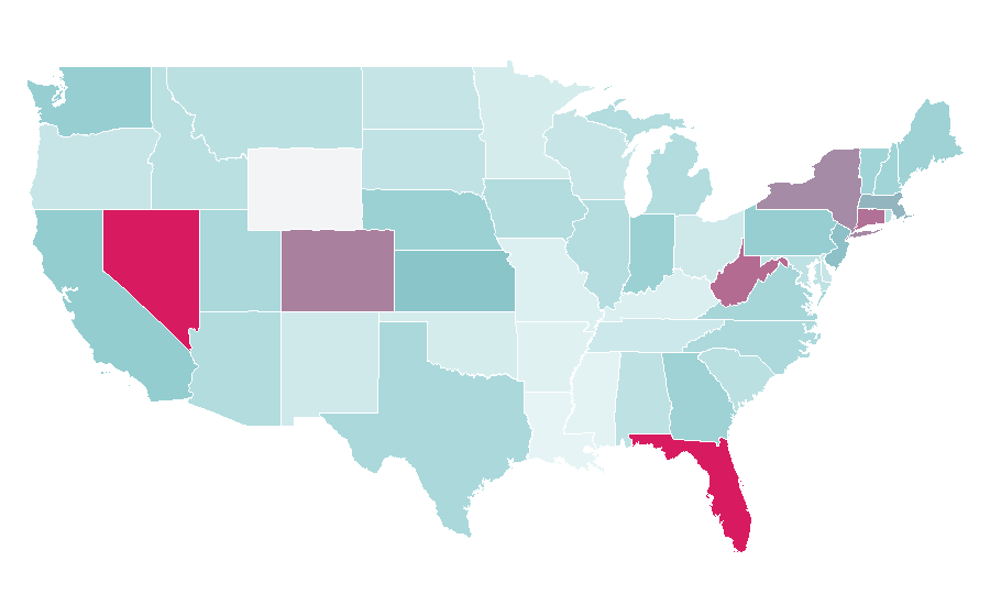 Affinity by region — Sky Sports F1, United States