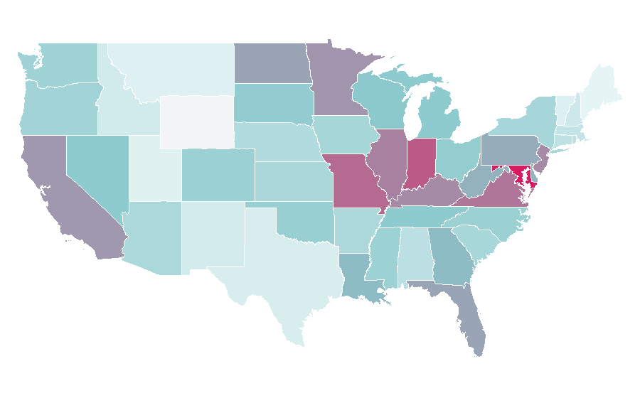 Affinity by region — Sky Zone, United States