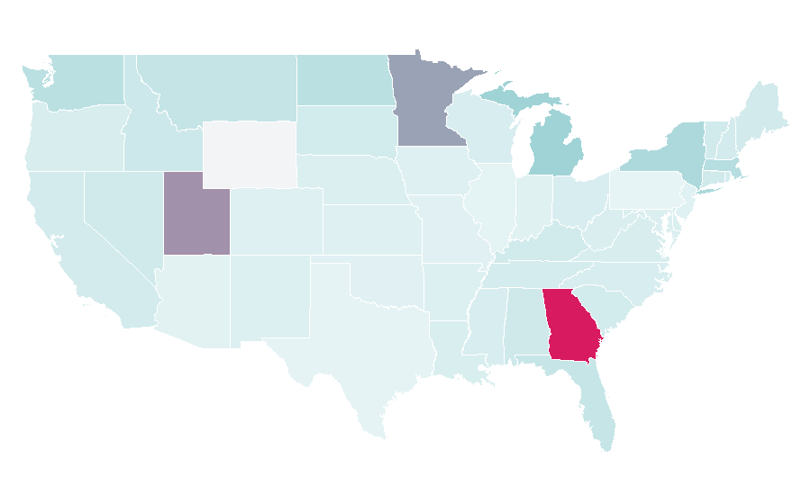 Affinity by region — SkyMiles, United States