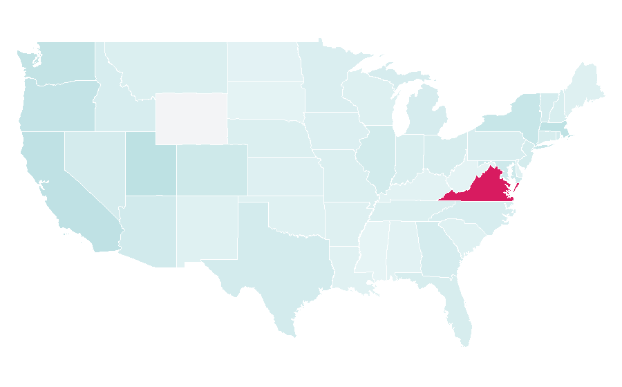 Affinity by region — Slack (software), United States