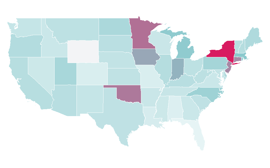 Affinity by region — SLAM Magazine, United States