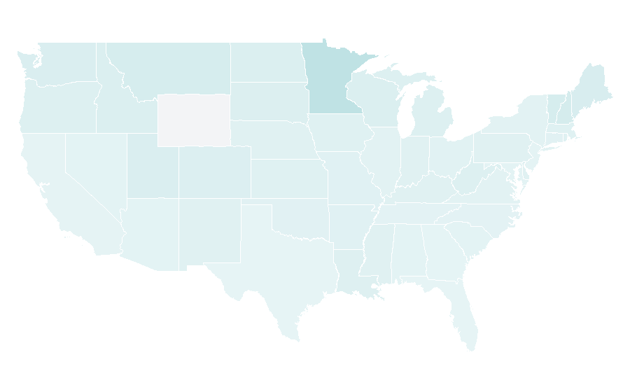 Affinity by region — Sled dog, United States