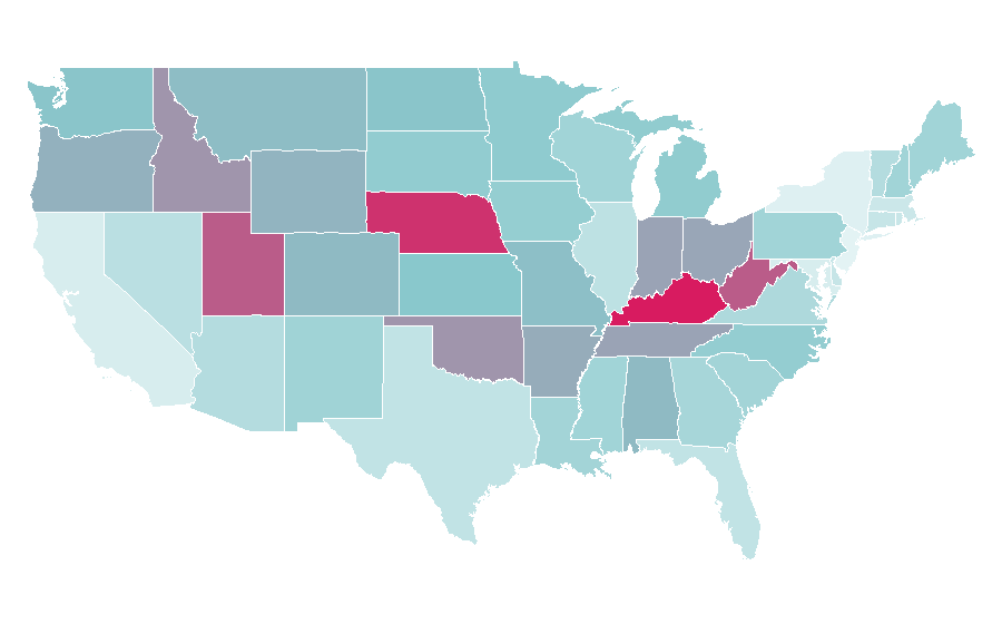 Affinity by region — Sleep Token, United States