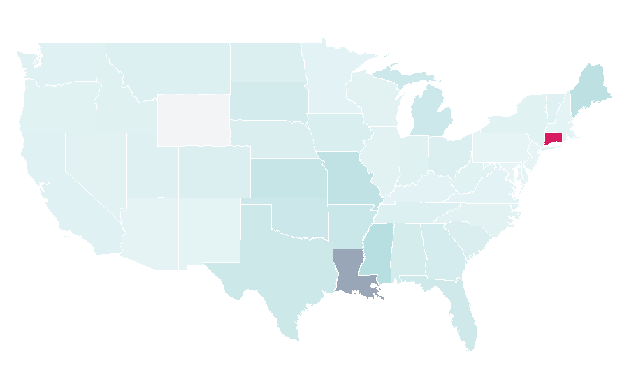 Affinity by region — Sliders, United States