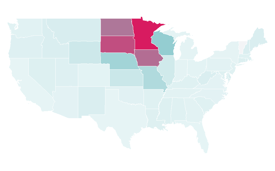 Affinity by region — Slumberland Furniture, United States