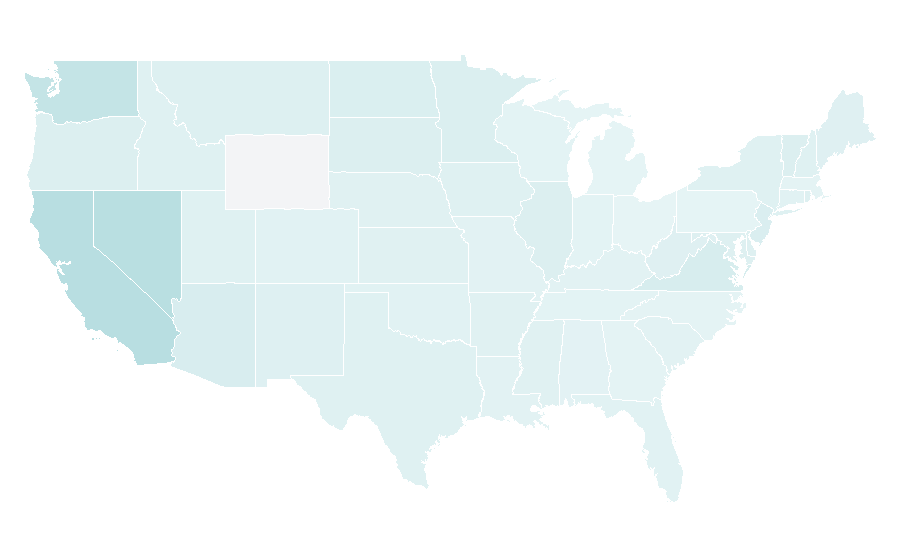 Affinity by region — SM Mall of Asia, United States
