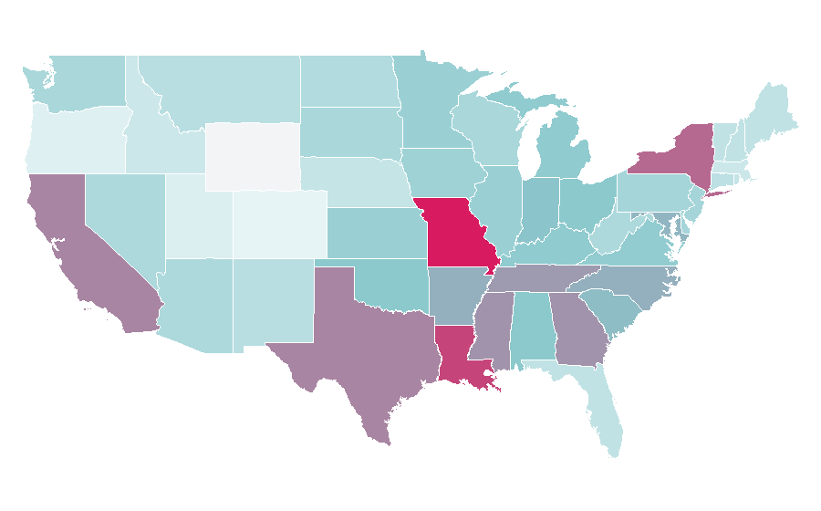 Affinity by region — Smack, United States