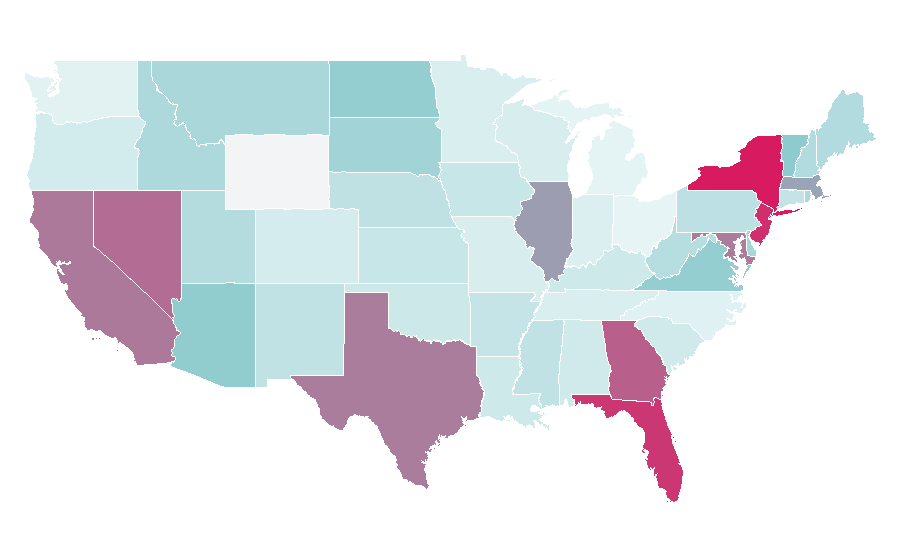 Affinity by region — Small Business Expo, United States