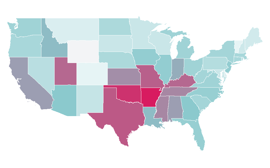 Affinity by region — Smallville, United States