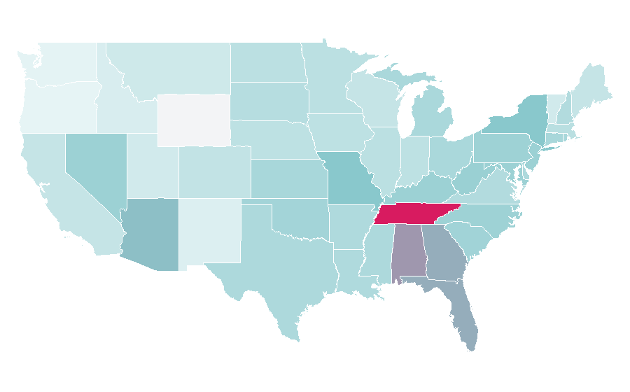 Affinity by region — SmileDirectClub, United States