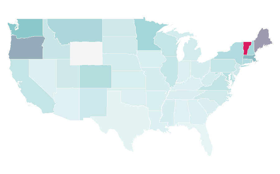 Affinity by region — smitten kitchen, United States