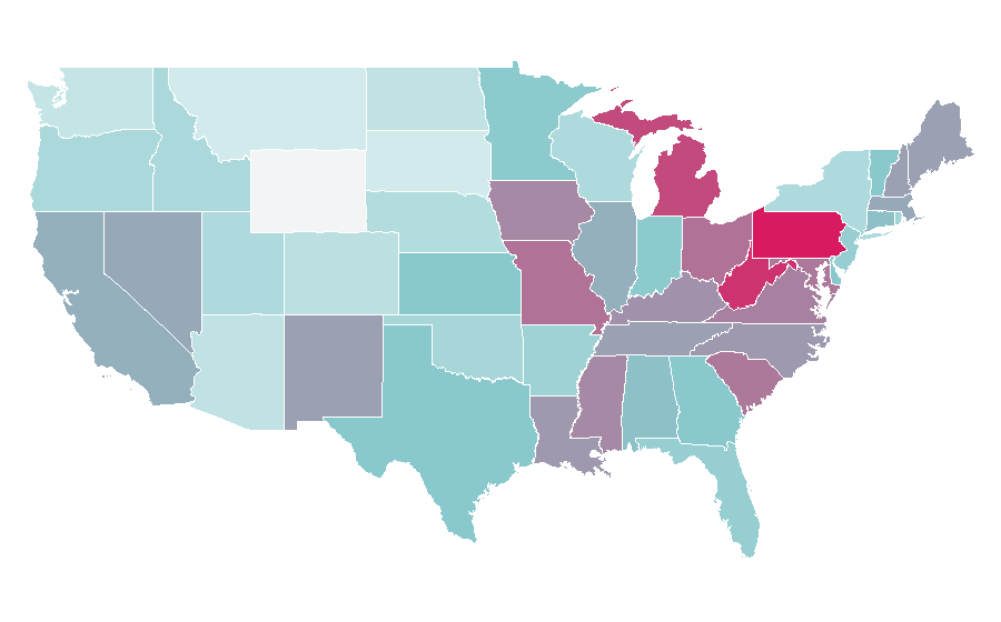 Affinity by region — Smoke detector, United States