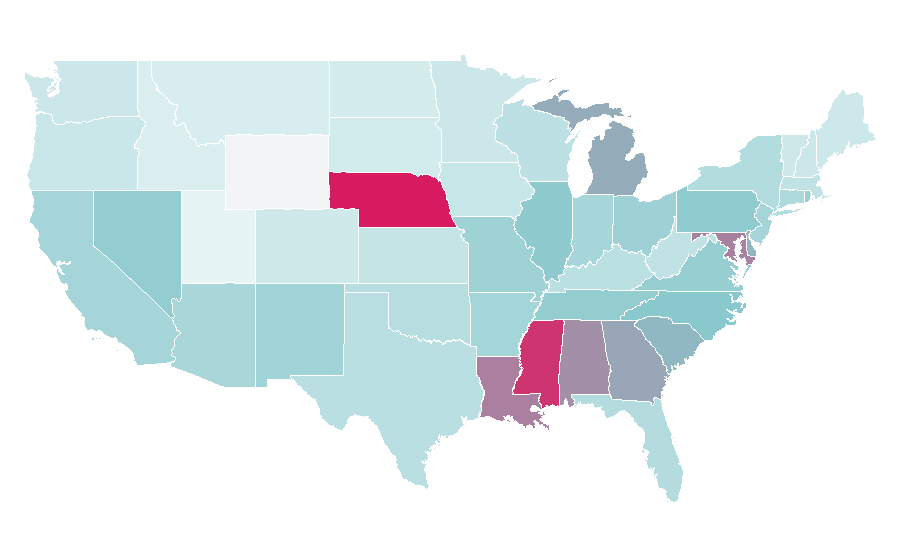 Affinity by region — Smokey Robinson, United States