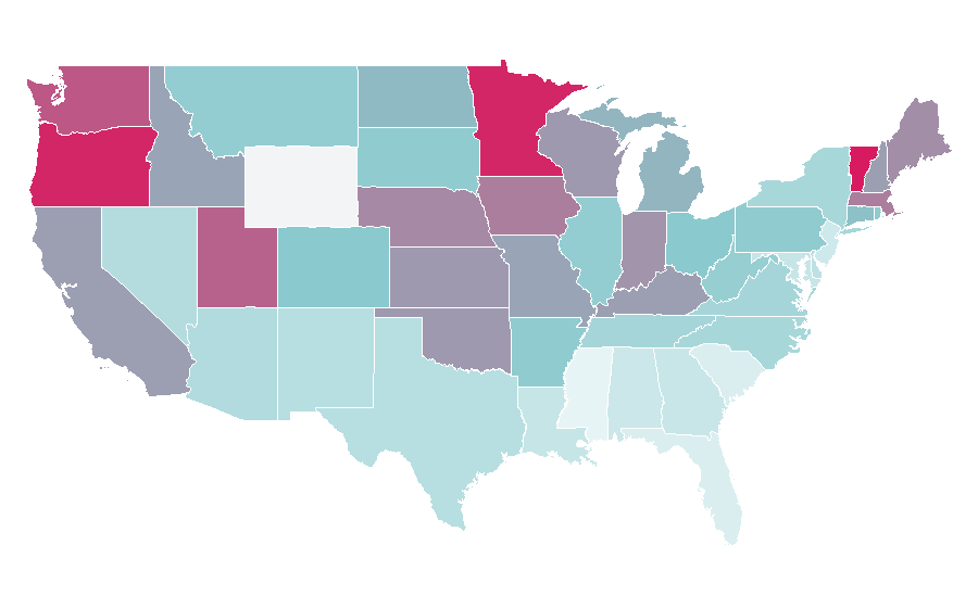 Affinity by region — Smosh, United States