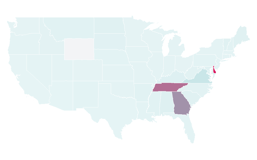 Affinity by region — Smyrna, United States