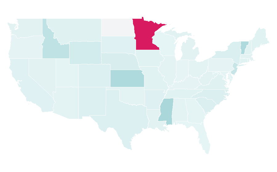 Affinity by region — Snack bar, United States