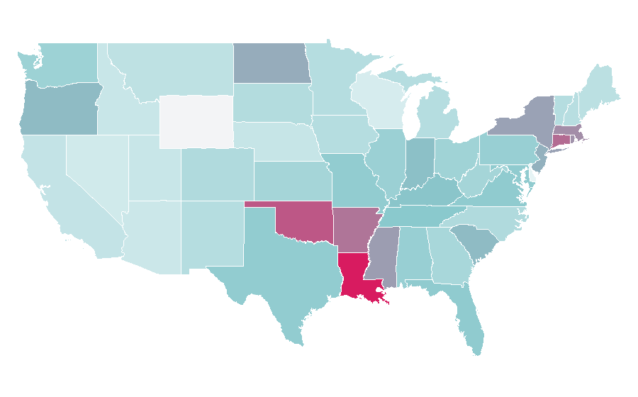 Affinity by region — Snapped, United States