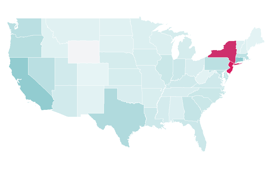 Affinity by region — Snapple, United States