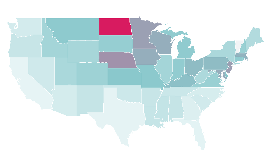 Affinity by region — Snow removal, United States