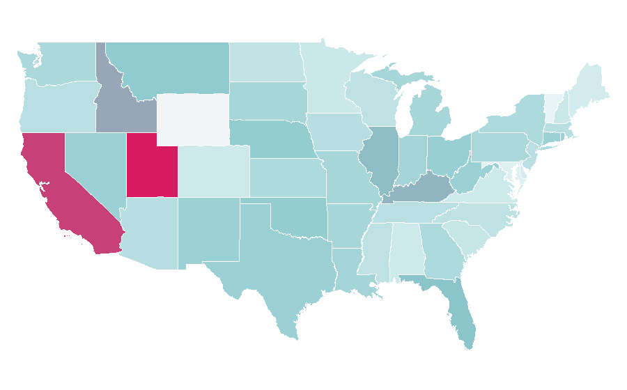Affinity by region — Snow White and the Seven Dwarfs (1937 film), United States