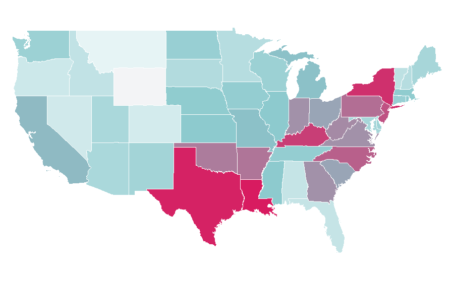 Affinity by region — Snowman, United States