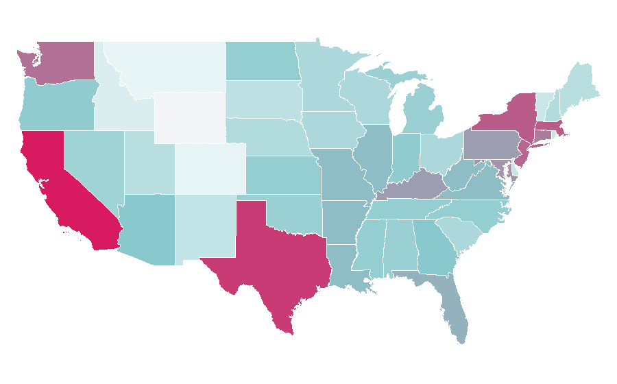 Affinity by region — Snuggle, United States