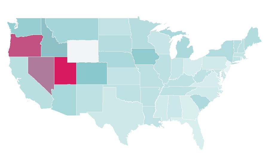 Affinity by region — SOAK, United States