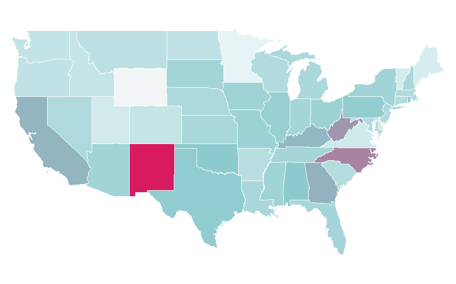 Affinity by region — Social club, United States