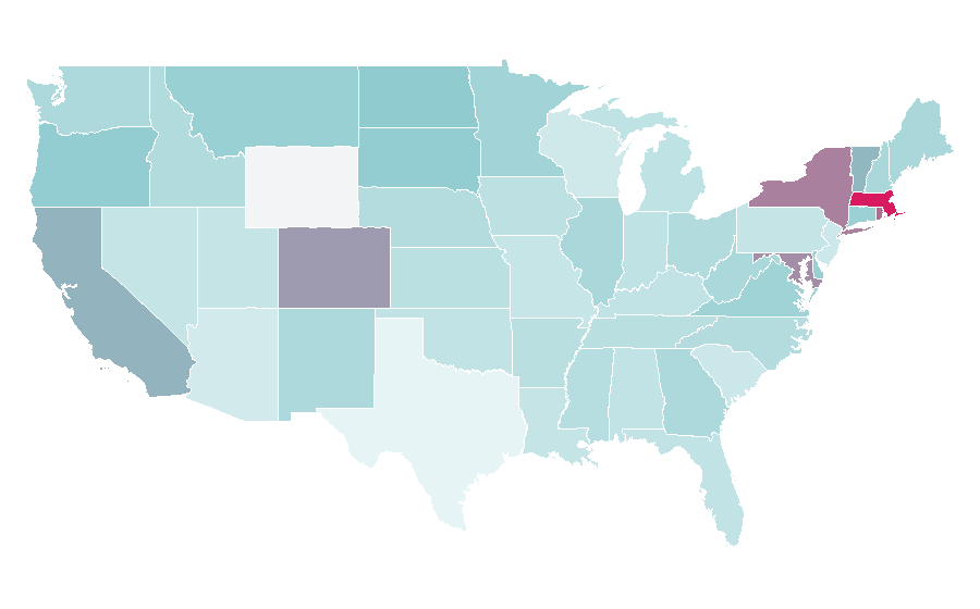 Affinity by region — Social enterprise, United States