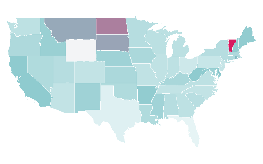 Affinity by region — Social exclusion, United States