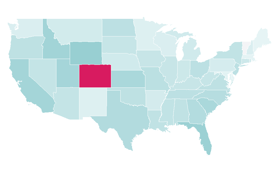 Affinity by region — Social media marketing, United States