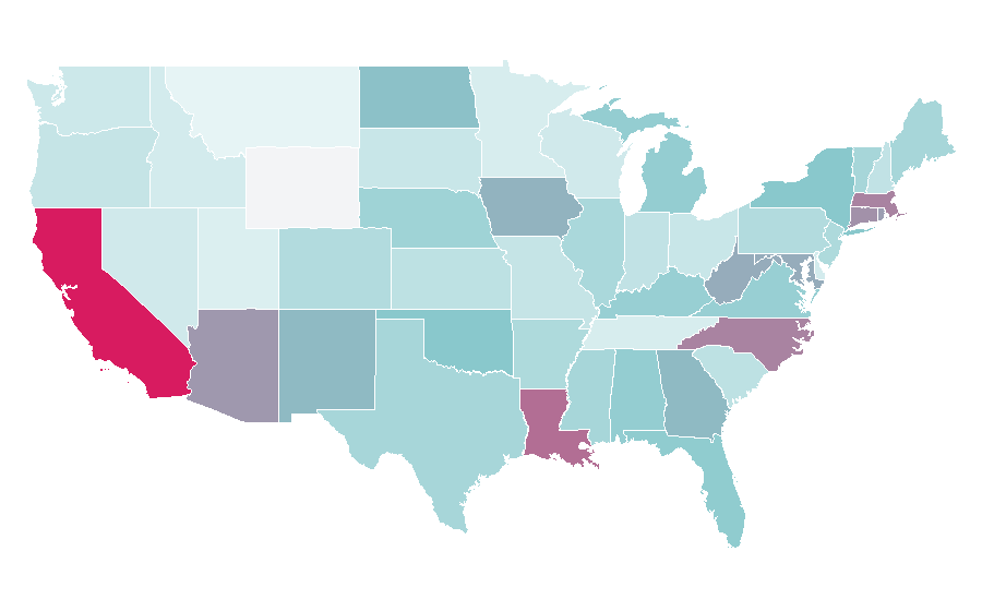 Affinität nach Region — Social psychology, USA