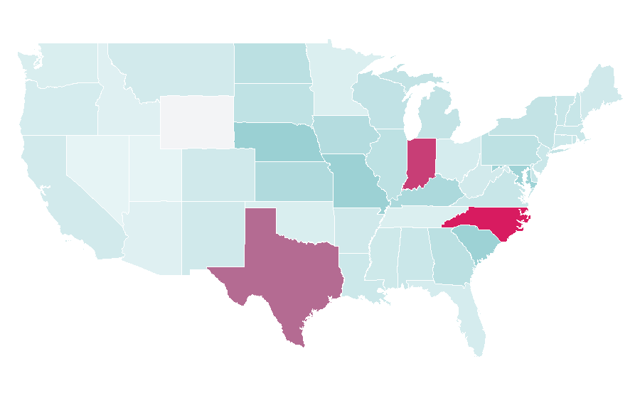 Affinity by region — Social responsibility, United States
