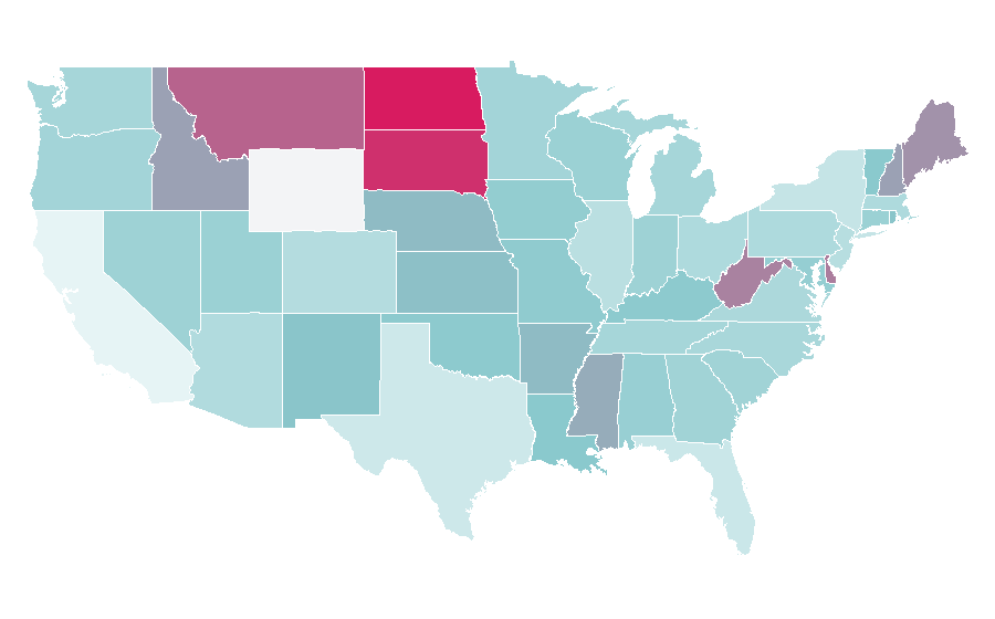 Affinity by region — Social simulation game, United States