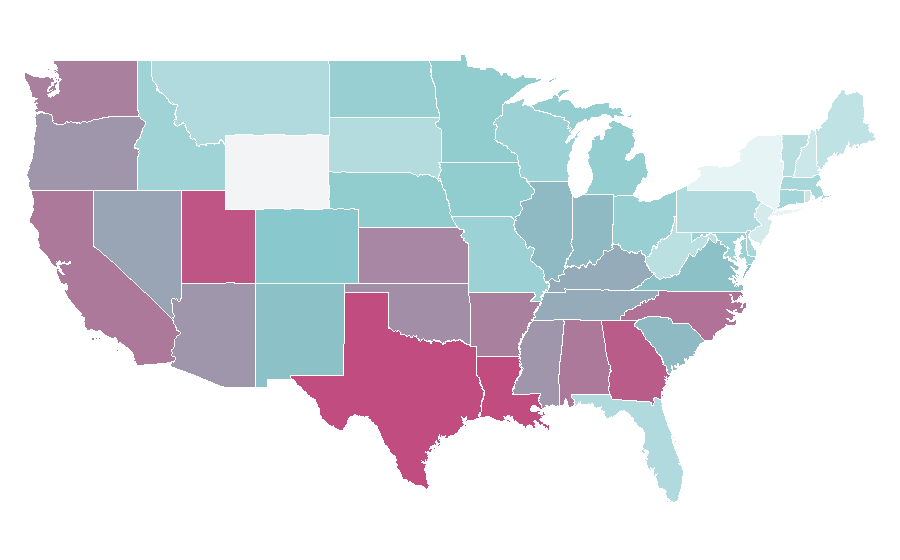 Affinity by region — Socket wrench, United States