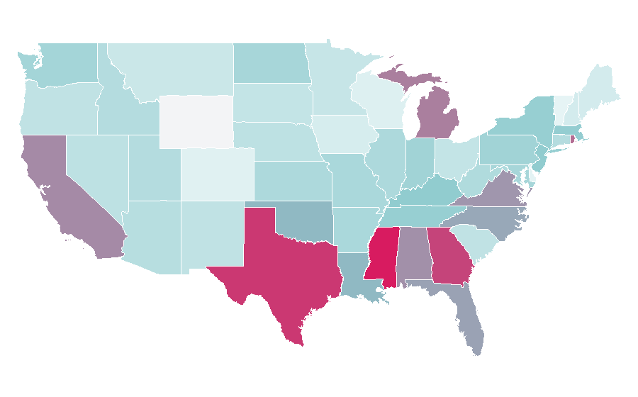 Affinity by region — Socrates, United States