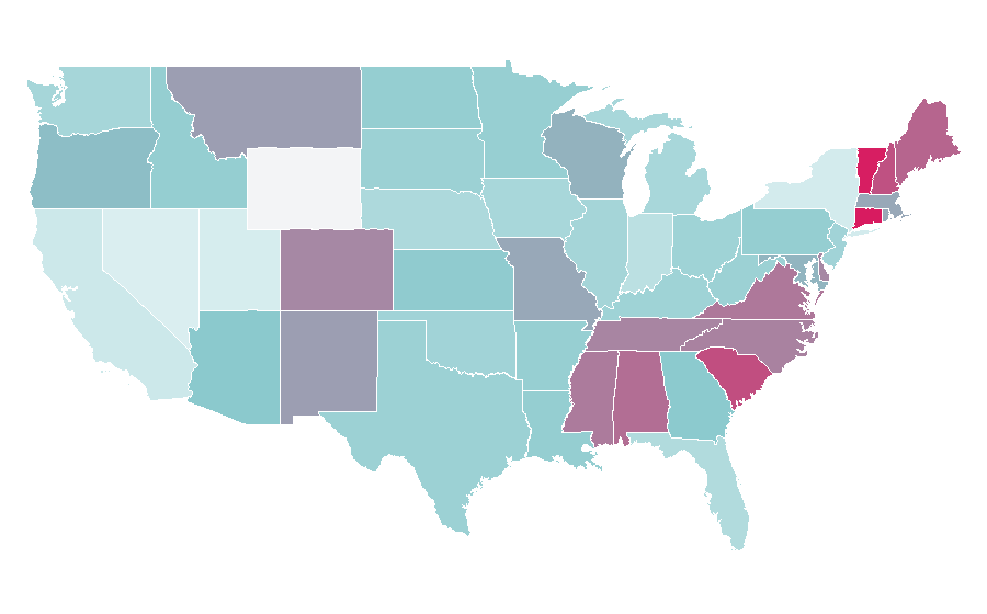 Affinity by region — Soft Surroundings, United States