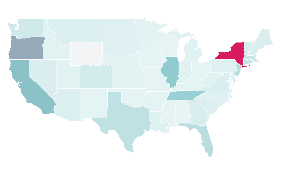 Affinity by region — Soho House (club), United States