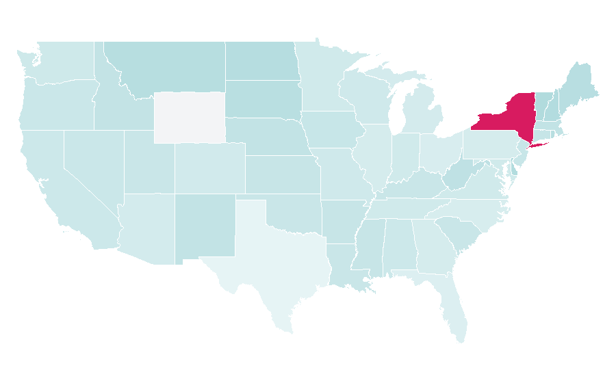Affinity by region — Soho Theatre, United States